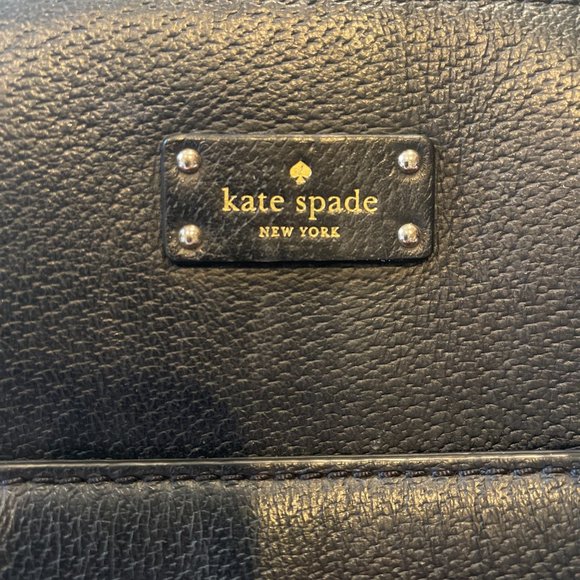 Kate Spade black leather large pocketbook - Picture 9 of 11